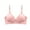 Pink, variant on CFLVAEK Nursing Bras for Women Lightly Button Front Closure Maternity Bralettes Cotton Push Up Bra for Pregnancy Ultra Comfort Wireless Nursing Sleep Bras Black L