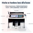 thumbnail image 2 of Contador de Billetes KISHNELL Kb02 Detecta Billetes Falsos Blanco, 2 of 9