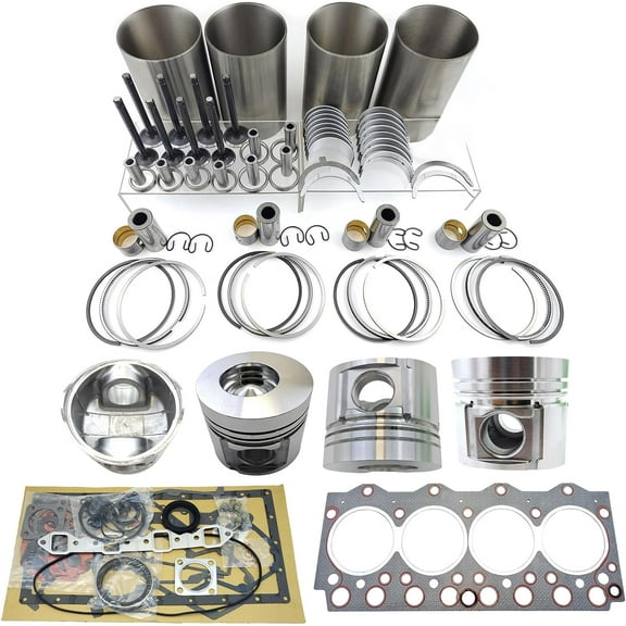 B3.3 Engine Overhaul Rebuild Kit Combustion Chamber 45mm FOR Cummins B3.3 QSB3.3 Engine Daewoo 460 470 Doosan D20S D25S3 D30S3 Forklift Aftermarket Parts Huyndai XD65-8