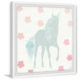 thumbnail image 2 of Marmont Hill Floral Unicorn Framed Wall Art, 2 of 6