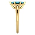 thumbnail image 3 of 1 ct Marquise Cut Simulated Turquoise Solitaire 14K Yellow Gold Womens Engagement Ring, 3 of 5