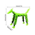 thumbnail image 3 of Titan 13 Action Figure, 3D Printed Movable Articulated Robot Dummy Action Figures Gifts for Him,Desk Decor (green), 3 of 4