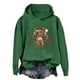 thumbnail image 1 of WILLBEST Sudaderas Deportivas Mujer Invierno Navidad Vaca Santa Sudadera con Capucha Chica​​, 1 of 4