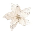 thumbnail image 2 of Christmas Velvet Magnolia Flowers, Artificial Poinsettia Stems, Velvet Texture, Christmas Tree Ornaments, Home Table Decorations For Holiday Party Decor White, 2 of 5