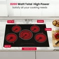 thumbnail image 3 of GASKAND 30-inch 5 Burners Smooth Sensor Touch Radiant Electric Cooktop, 5 Elements, 3 of 7
