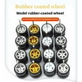 thumbnail image 5 of Toy Car Wheels Rubber Tire Wheels with Metal, DIY Model Toy Wheel Replacement Accessories, Suitable for 164 car, 5 of 9