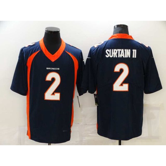 Broncos Jersey Broncos Embroidered Football Uniform 3# Wilson 30# 5# 2# Copy Player Name Jersey