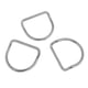 thumbnail image 4 of 3 Pcs De Hebillas de material acero Inoxidable Para Buceo Anillos De Forma D De Arnés, Broches De Cinturón De Esnórquel, 4 of 8