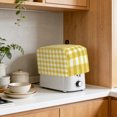 thumbnail image 4 of Toaster Cover 2 Slice, Yellow Gradient Dustproof Bakeware Oven Protector with Top Hook, Farm Plaid Buffalo Checkered Gingham Waterproof Small Kitchen Appliance Toasters Dust Cover, 12"x7.5"x8", 4 of 7