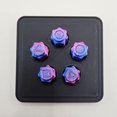 thumbnail image 2 of Juego Tradicional Gonggi Jack Stone Pebbles para Juegos Familiares () Purple, 2 of 6