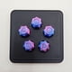 thumbnail image 2 of Juego Tradicional Gonggi Jack Stone Pebbles para Juegos Familiares () Purple, 2 of 3