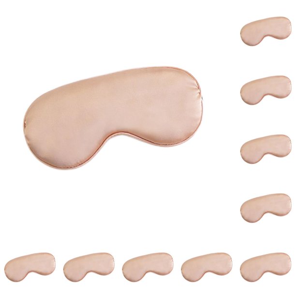 Jumpingount Cubierta para los ojos, suministro para dormir, venda creativa para los ojos, resistente, flexible al tacto, paquete para persianas, accesorios champán 10piezas Jumpingount CBP367801