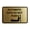 Brushed Gold, variant on Signs ByLITA Classic Framed Automatic Gate Do Not Push Sign (Brushed Gold) - Small