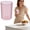 Pink, variant on Frosted Plastic Tumbler Cup,Reusable Mouthwash & Drinking Cup for Bathroom & Kitchen,2.95"×4.13",1PC,Brown