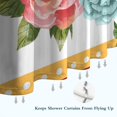 thumbnail image 6 of Pioneer Colorful Floral Shower Curtain for Bathroom Home Decor Bathtubs Waterproof Fabric Curtain with 12 Hooks 72x84in, 6 of 6
