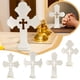 thumbnail image 2 of Buy 2 get 10% off ! 12 Pack Wooden Crosses For Crafts, Unfinished Wood Crosses For Centerpieces, Decor, 2 of 5