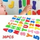 thumbnail image 2 of Pegatinas alfanuméricas de colores para el baño. Juguetes para la educación temprana de los niños., 2 of 8