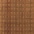 thumbnail image 1 of Ahgly Company Indoor Square Abstract Brown Modern Area Rugs, 5' Square, 1 of 4
