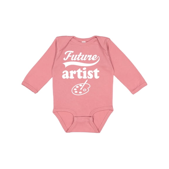 Inktastic Future Artist Art Occupation Boys or Girls Long Sleeve Baby Bodysuit