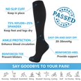 thumbnail image 4 of 6 Pairs Copper Compression Socks for Women & Men Circulation 15-20 mmhg, Best Support for Medical, Running, Nursing, 4 of 7