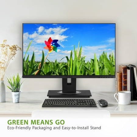 ViewSonic - 27" IPS LED FHD Monitor (DisplayPort, HDMI, VGA) - Black