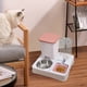 thumbnail image 5 of Dispensador de agua para mascotas de gran capacidad con separación de agua seca y húmeda, alimentador automático de agua y comida integrados, dispensador de agua para perros, alimentador., 5 of 5