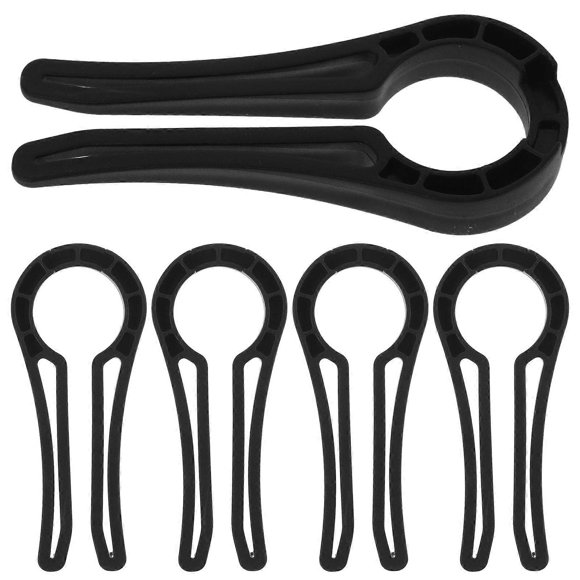 Stove Knob Locks Gas Stove Knob Lock for Safety 5Pcs Black Plastic