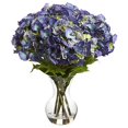 thumbnail image 1 of Grande Hortensia w/Vase Arrangement Floral en Soie, 1 of 1