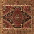 thumbnail image 1 of Ahgly Company Indoor Square Persian Brown Traditional Area Rugs, 6' Square, 1 of 4