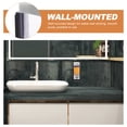 thumbnail image 5 of TOYMYTOY  2Pcs Silver ABS Wall-Mounted Shampoo Container, Modern Look, Large Capacity, 5 of 6