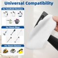 thumbnail image 3 of 4 Pack Universal Microfiber Cloths for Handheld Steam Cleaner - Compatible with Bissell Steam Shot, PurSteam, Wagner Spraytech, etc - Reusable Washable Steam Cloth Accessories, 3 of 7