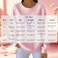 thumbnail image 4 of VKOYWKM Pink Breast Cancer Awareness T-Shirt Women Oversized Long Sleeve Textured Shirts Pink Ribbon Graphic Tee Cancer Survivor Crew Neck Pullover Sweatshirt Fall Tops, 4 of 7
