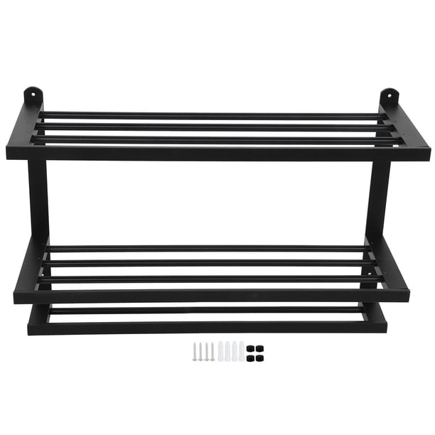 Organizador De Toallas, Toallero, Material De Aluminio Espacial Para Baño, Bolas De Baño Para Colgar En El Inodoro, Bandas Para El Cabello, Dormitorio, Cocina, Baño De Piscina, Octpeak Wall‑Mounted Towel Rack