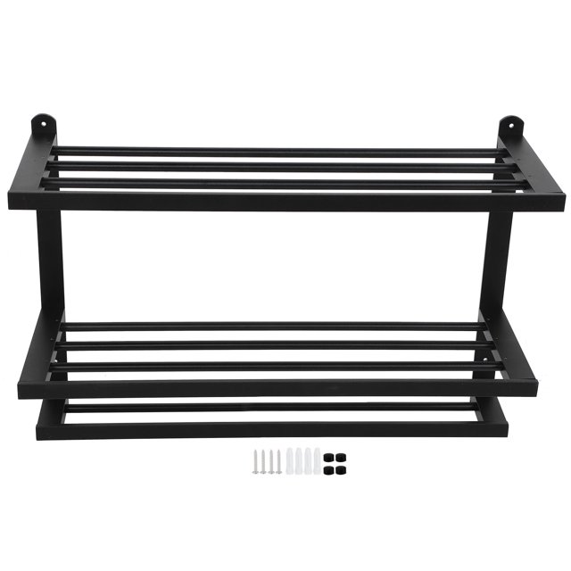 LAFGUR Towel Rack, Durable Towel Organizer, Easy To Install Wall‑Mounted Space Aluminum Material For Bathroom,Toilet Bedroom, Kitchen, Pool
