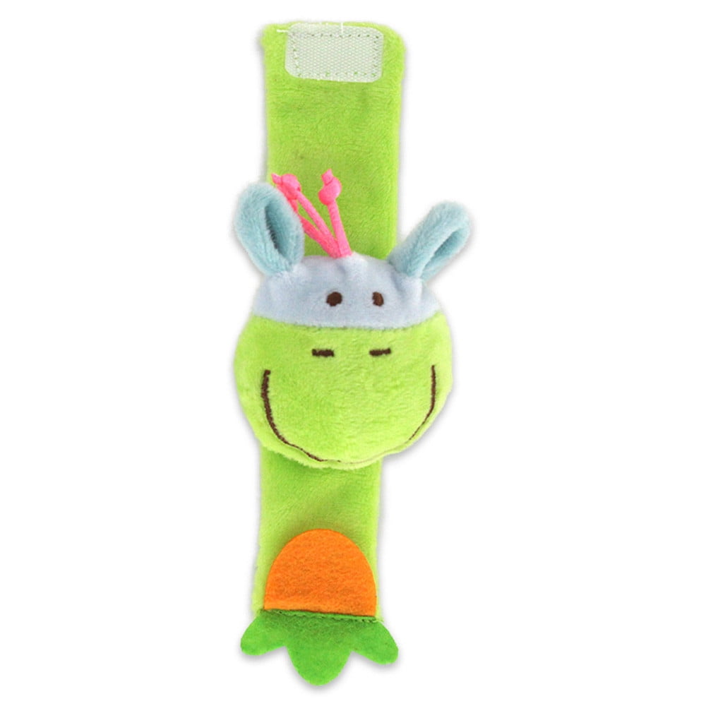Multi shape Soft Toy Animal Baby Infant Kids Hand Wrist Bells Foot Sock Rattles/&