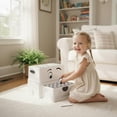 thumbnail image 6 of UNCLE WU Toddler Step Stool, Two-Step Kids Stool with Non-Slip Surface & Rubber Feet for Potty Training, Bathroom & Kitchen (Includes 2 Ducks/Stickers), 6 of 8