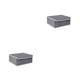 thumbnail image 2 of Matsuzay Caja de almacenamiento de lencería, calcetines, armario para el hogar, organizador de sujetadores, cajas de compartimentos plegables rejilla 13/gris 2Conjunto, 2 of 6