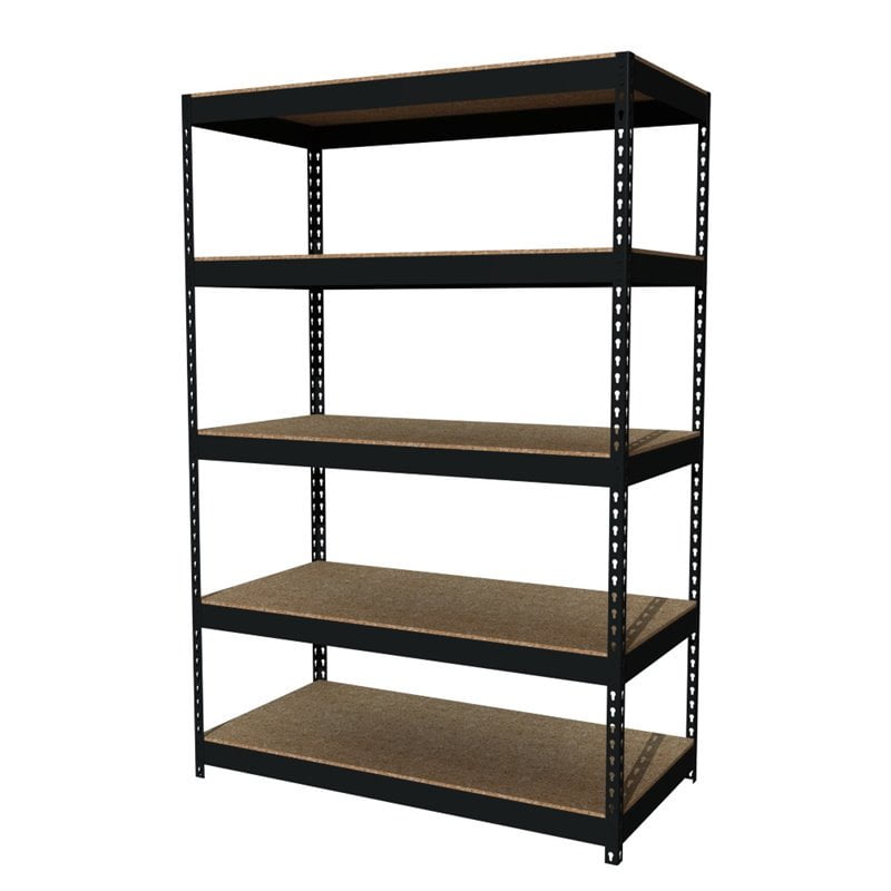 Hirsh Rivet Shelving 48x72 Heavy Duty 5 Shelf Storage Unit Walmart Canada