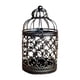 thumbnail image 1 of Candelabro colgante con forma de jaula de pájaros, farol decorativo para velas, centro de mesa para fiestas Estilo A, 1 of 7