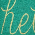 thumbnail image 3 of Design Imports CAMZ35974 18 x 30 in. Hello Print Coconut Coir Doormat - Aqua, 3 of 6