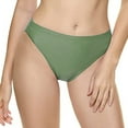 thumbnail image 2 of Women's Low Waist Brazilian Bikini Bottoms - Side Tie Thong, Solid Color, High-Cut Leg for Summer Swimwear, 2 of 4
