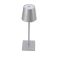 thumbnail image 3 of Lampe Tactile LED, Lampe de Table Sans Fil LED Interrupteur Tactile Rechargeable Dimmable Simple Ergonomique Portable pour Restaurant pour Café Or, Argent, Noir, Blanc, 3 of 8