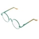 thumbnail image 5 of Par de gafas de muñeca 1/6 par de gafas de lente de lente de marco de marco redondo para 12 '' blythe muñecas verde Verde Fanmusic Par de gafas de muñeca, 5 of 7