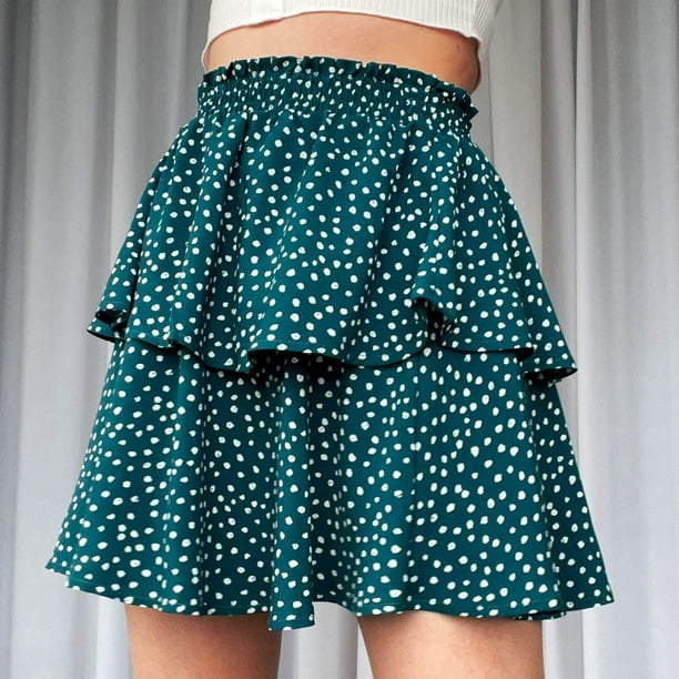 Mini Skater Skirt Clearance Sale Uheoun Skirts for Women Women s
