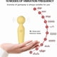 thumbnail image 3 of Upgraded Mini Back Massager - Cordless Body Massager with 10 Powerful Modes Relieves Neck, Shoulder, Back (1 pc-yellow), 3 of 5