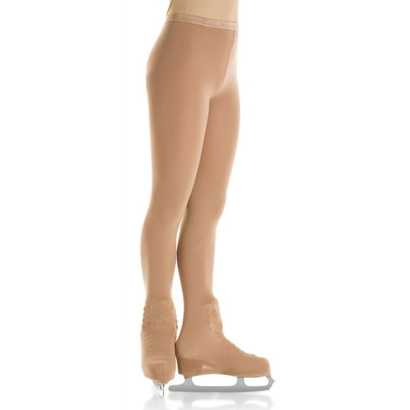 Mondor 3302 Over The Boot Figure Skating Tights (Light Tan)