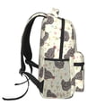thumbnail image 3 of Disketp Funny Chicken Mochila Estampada para Hombre y Mujer – Mochila Ligera Clásica con Múltiples Bolsillos para Universidad, Trabajo y Viajes-One Size, 3 of 5