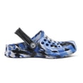 thumbnail image 2 of Kids Active Clog Marbled Blue and Grey/Black, 2 of 6
