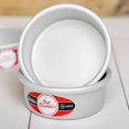 thumbnail image 4 of HTOOQ Anodized Aluminum Round Cake Pan, 7 x 2 Inch, Silver 4" Depth 8 x 4 Inch, 4 of 7