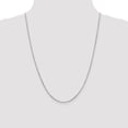 thumbnail image 2 of Auriga 14K White Gold 1.8 mm Diamond-cut Round Open Link Cable Chain Necklace for Women 26", 2 of 6